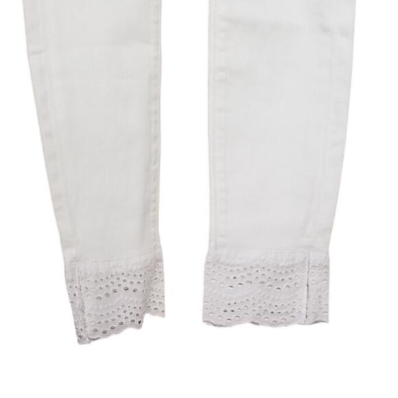 7 For All Mankind Gwenevere White Skinny Jeans | Size 23 | NWT - Picture 2 of 11
